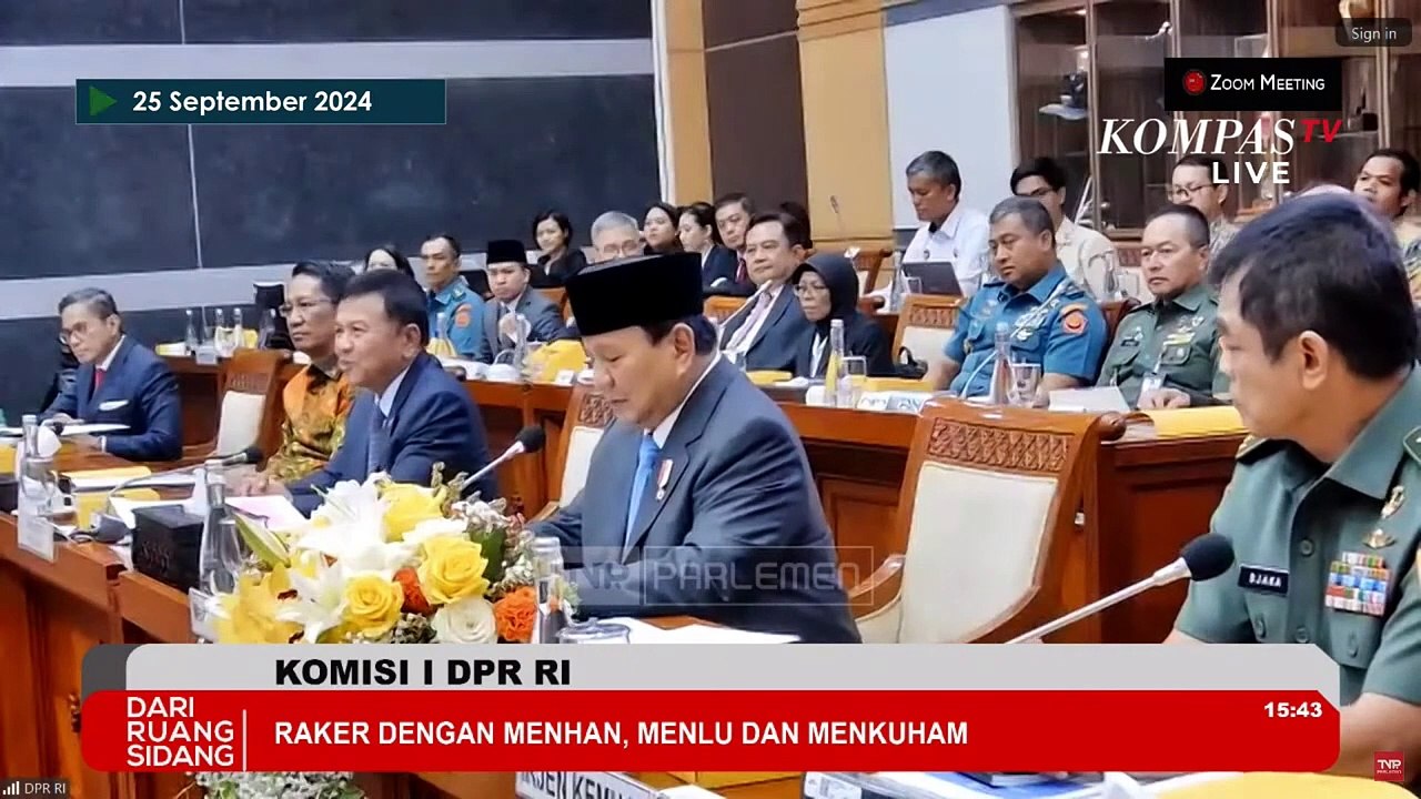 Sambutan Akhir Prabowo Subianto di Komisi I DPR, Ucap Terima Kasih hingga Singgung Anggaran Kemenhan