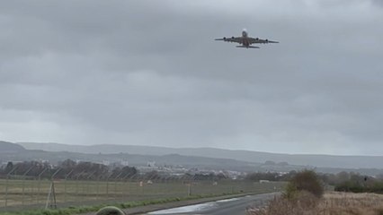 Storm Kathleen serves up major blow to Emirates flight trying to land in Glasgow