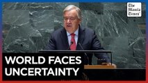 Guterres tells UN meeting that impunity, inequality and other challenges risk engulfing the world