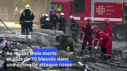 Ukraine: plus de trente blessés et trois morts dans une frappe à Kharkiv
