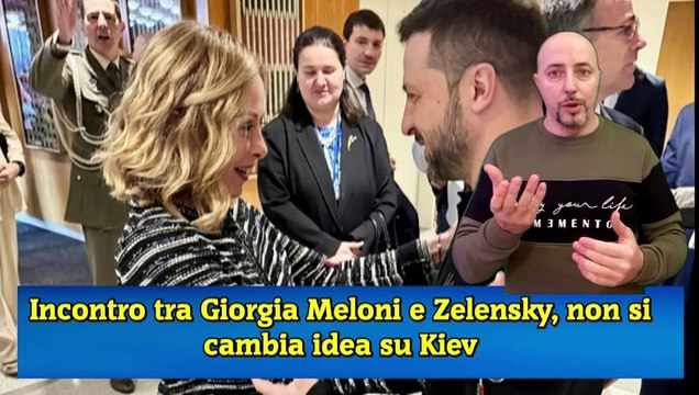 Incontro tra Giorgia Meloni e Zelensky, non si cambia idea su Kiev