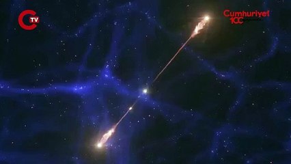 Kara delik jetleri evreni şekillendiriyor Samanyolu'ndan 140 kat daha büyük!