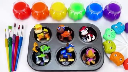 Satisfying Video l How to Make Rainbow Lollipop Fruits AND Paint TO Princess W Slime Cutting ASMR