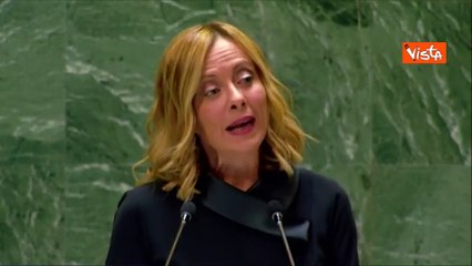 Meloni all'Onu cita Falcone e Borsellino: Usiamo loro metodo per combattere trafficanti di migranti