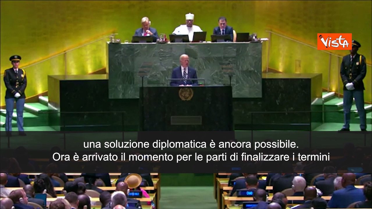 Medio Oriente, Biden: Finalizzare accordo Gaza, ? ora di mettere fine a questa guerra