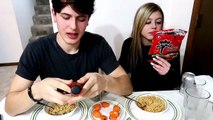 SPICY Noodle Challenge!!! GHOST PEPPER ADDITION