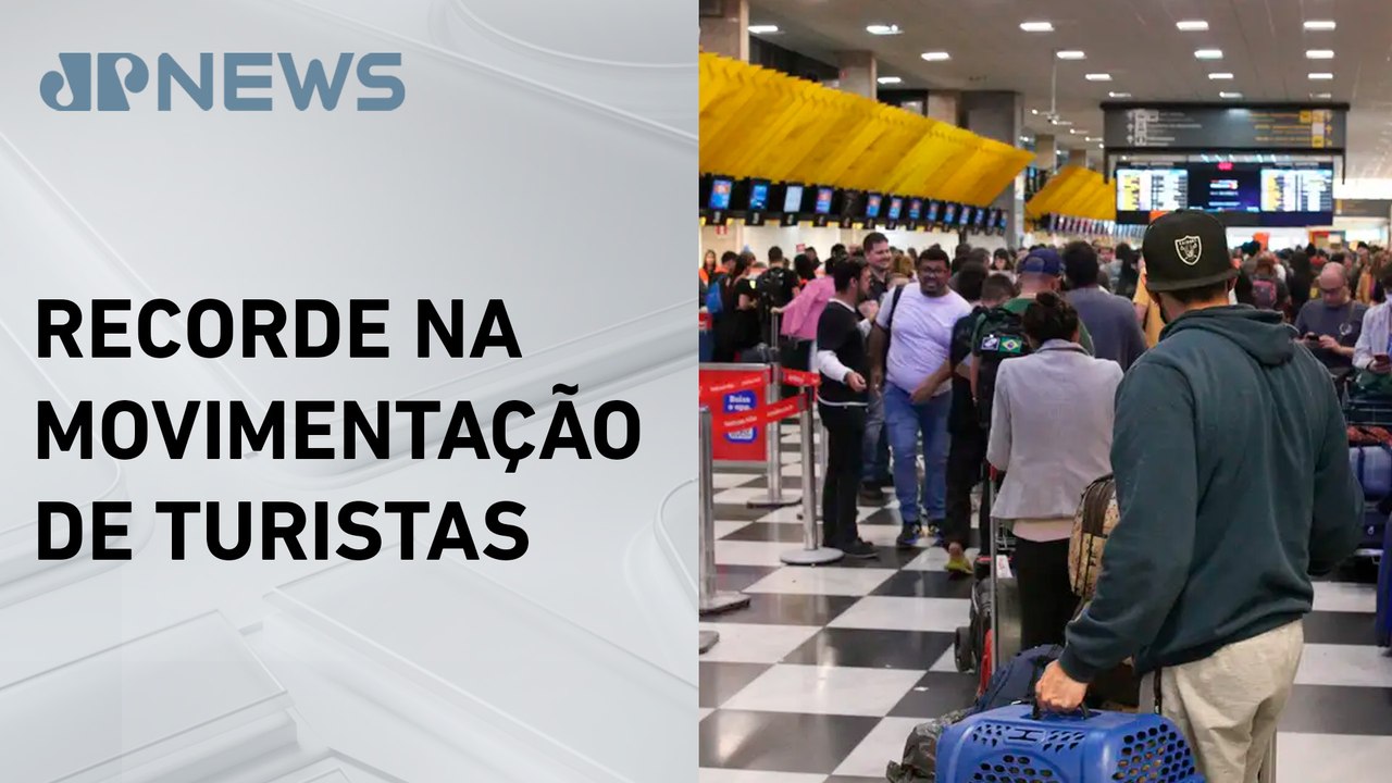 Brasil registra 10,1 milhões de passageiros nos aeroportos, segundo Anac