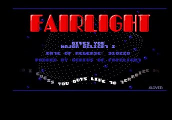 Amiga Cracktro - Major Delight 1 by Fairlight
