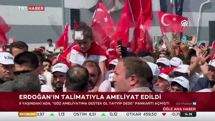 Cumhurbaşkanı Erdoğan'ın desteğiyle sağlığına kavuşan Ada okula başladı