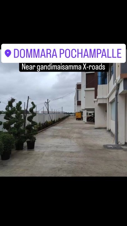 Luxury 2 & 3 BHK Gated Community Apartments for Sale Near Gandimaisamma (dommarapochampalle