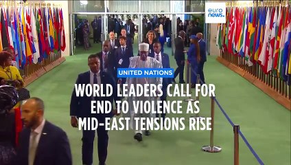 World leaders demand ceasefire in Gaza at United Nations General Assembly