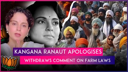Kangana Ranaut Withdraws Remark On Farm Laws, Clarifies It Was Not BJP’s Stand After Backlash
