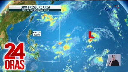 LPA, namataan sa labas ng PAR; masyado pang malayo para makaapekto sa bansa | 24 Oras
