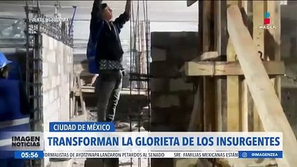 Transforman la Glorieta de Insurgentes, en la CDMX