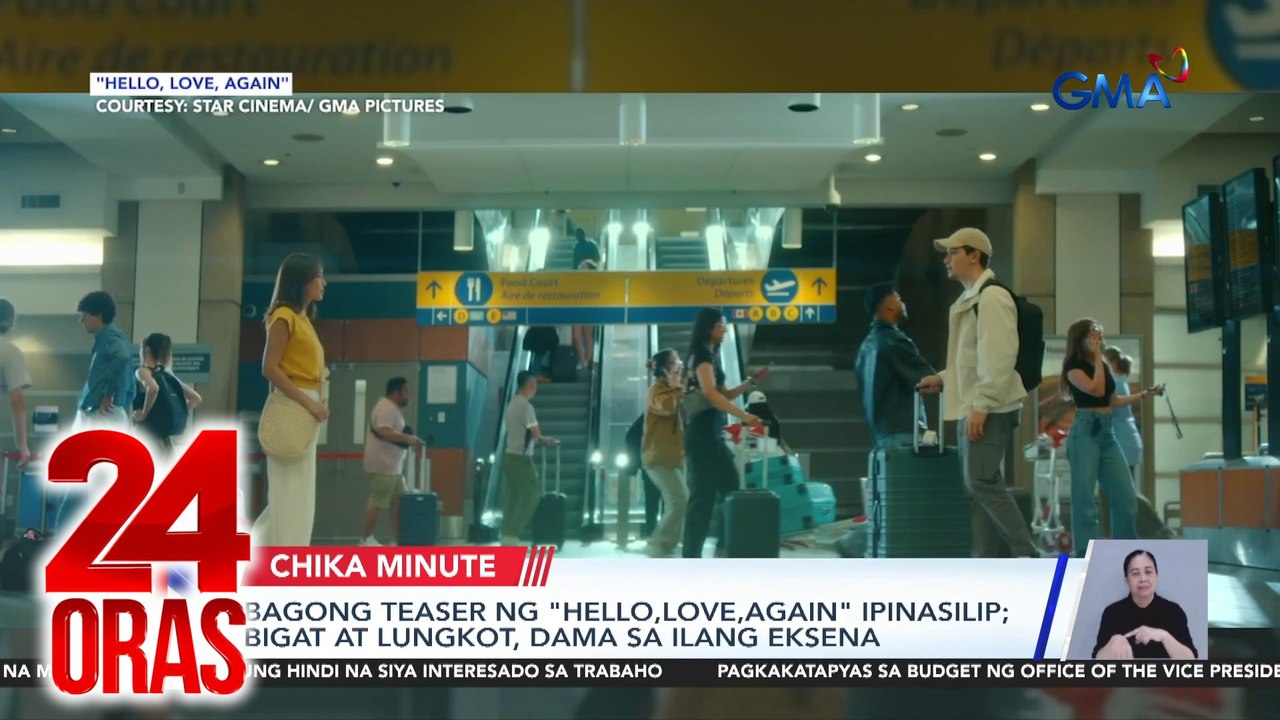 Bagong teaser ng "Hello, Love, Again" ipinasilip; bigat at lungkot, dama sa ilang eksena | 24 Oras