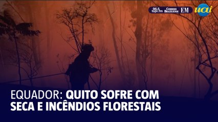 Quito sofre com incêndios florestais