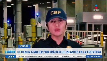 Detienen a mujer estadounidense por tráfico de infantes en la frontera México-EE.UU.