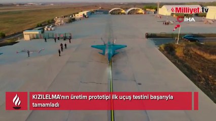 KIZILELMA'nın üretim prototipi ilk uçuş testini başarıyla tamamladı
