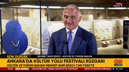 Kültür ve Turizm Bakanı Mehmet Nuri Ersoy CNN TÜRK'te: Ankara'da festival rüzgarı!