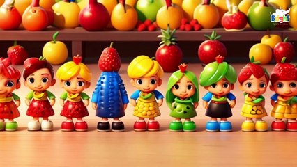 Fruits song for Kids | Learning Different fruits names in English | Kids Vocabulary | Nursery Rhymes