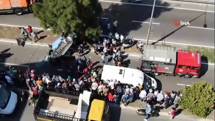 İzmir'de hasta ziyareti yolunda feci kaza! 3 kişi öldü 2 kişi yaralandı