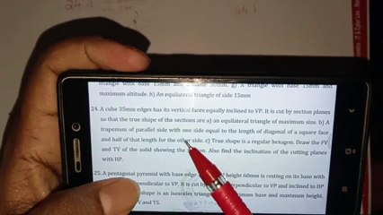 Engineering Graphics Class Module 3 _ IIT Bombay Professor _Semester 1 and 2 _ Episode 16