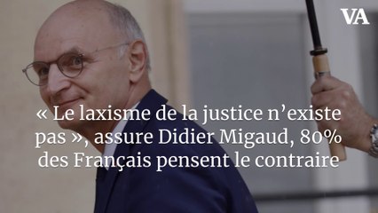 « Le laxisme de la justice n’existe pas », assure Didier Migaud, 80% des Français pensent le contraire