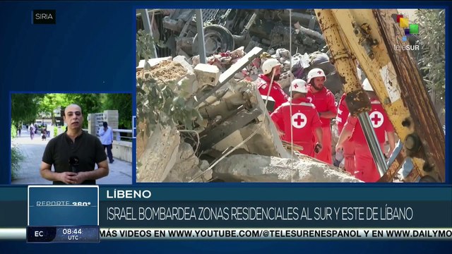 Israel continúa bombardeando zonas residenciales del Líbano