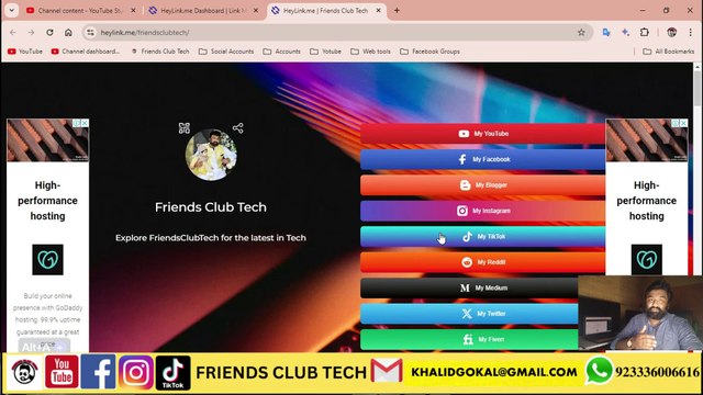 how to setup heylink profile - Heylink Profile setting for adsense approval - active Dashboard
