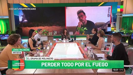 El drama de Jorge Moliniers: los incendios forestales consumieron su casa