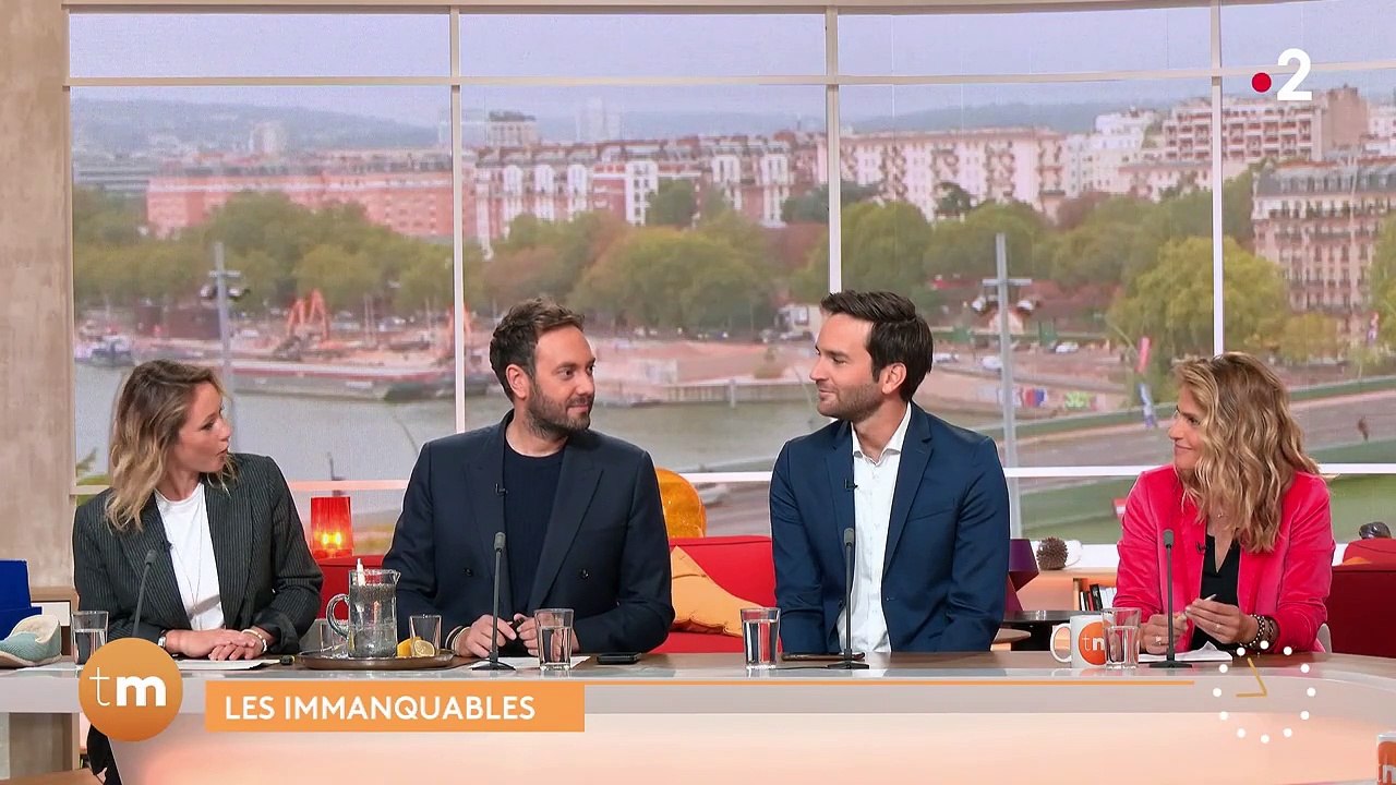 Flavie Flament et Julien Arnaud dans "Télématin"