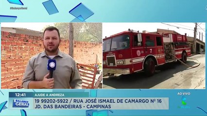 Ao Vivo: Balanço Geral Campinas - Tarde com Giuliano Marcos