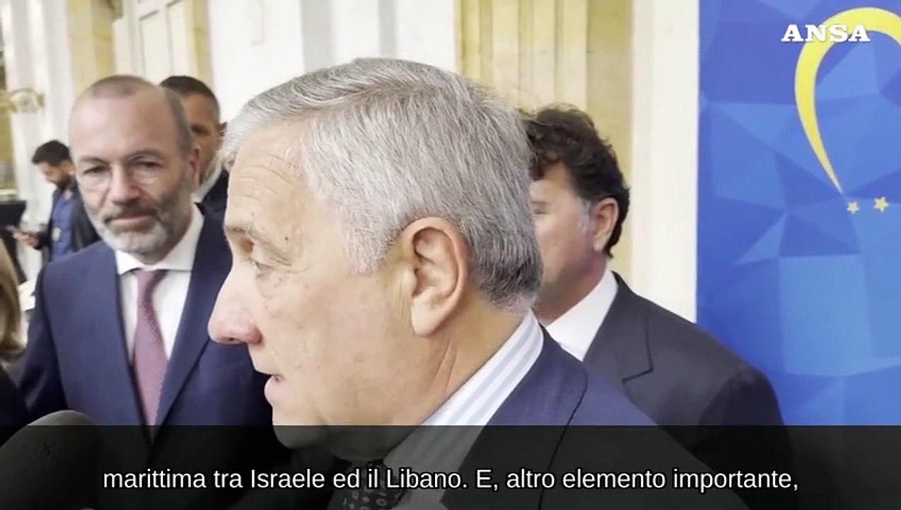 Tajani: "Lavoriamo per il cessate il fuoco in Libano e a Gaza"