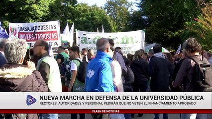 NUEVA MARCHA EN DEFENSA DE LA UNIVERSIDAD PÚBLICA
