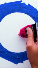 Anyone can create beautiful paintings. Check out this DIY painting #shorts