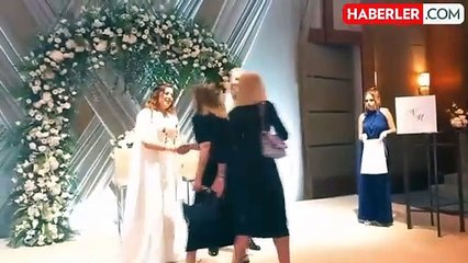 Yanlış anlaşılmasın aşiret düğünü değil! Saatler sürdü, takı takmak için adeta yarıştılar