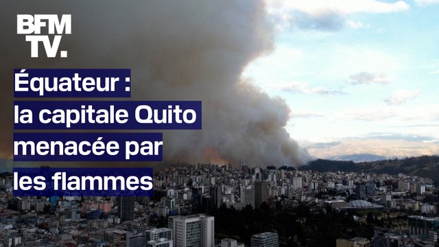 Équateur : la capitale Quito menacée par les flammes