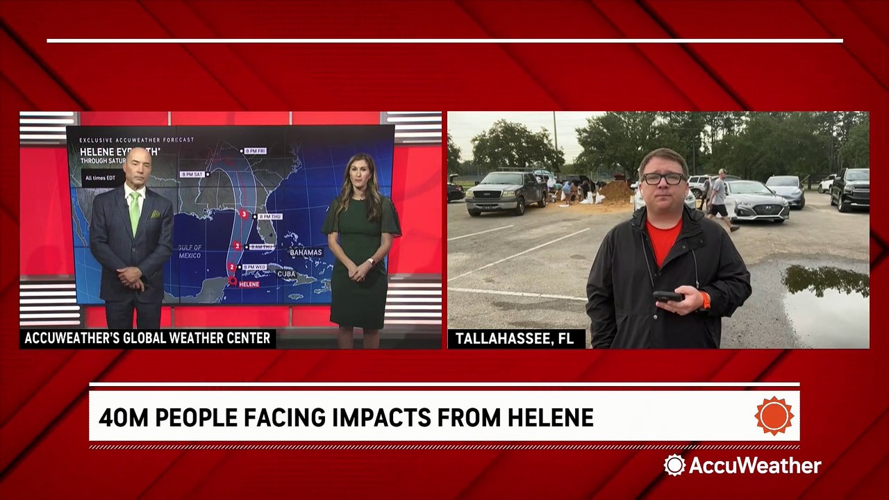 Florida's state capital braces for hurricane conditions from Helene