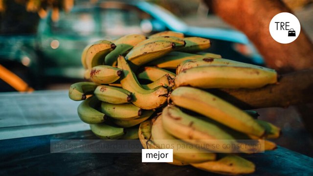 Ni en el frigorífico ni en el frutero: este es el lugar donde tienes que guardar los plátanos para que se conserven mejor