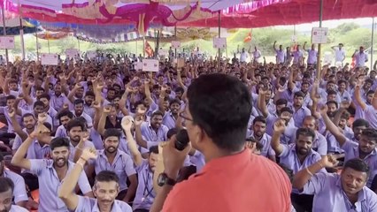 삼성 인도공장 파업 3주째..."노조 인정하라" / YTN