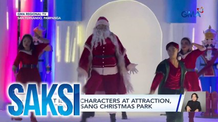 Iba't ibang characters at attraction, tampok sa isang Christmas park | Saksi