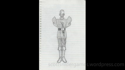 Soldier Pencil Sketch Video #409 (09-25-2024)