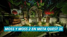 Nuevas características de Moss y Moss Book II en Meta Quest 3/3S