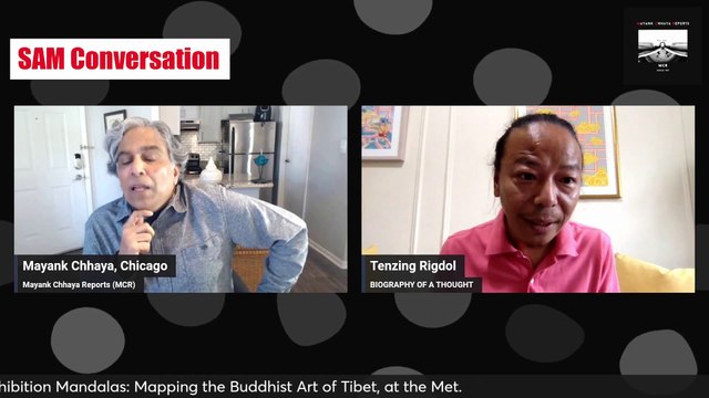 Nepalese American artist Tenzing Rigdol speaks with Mayank Chhaya | SAM Conversation