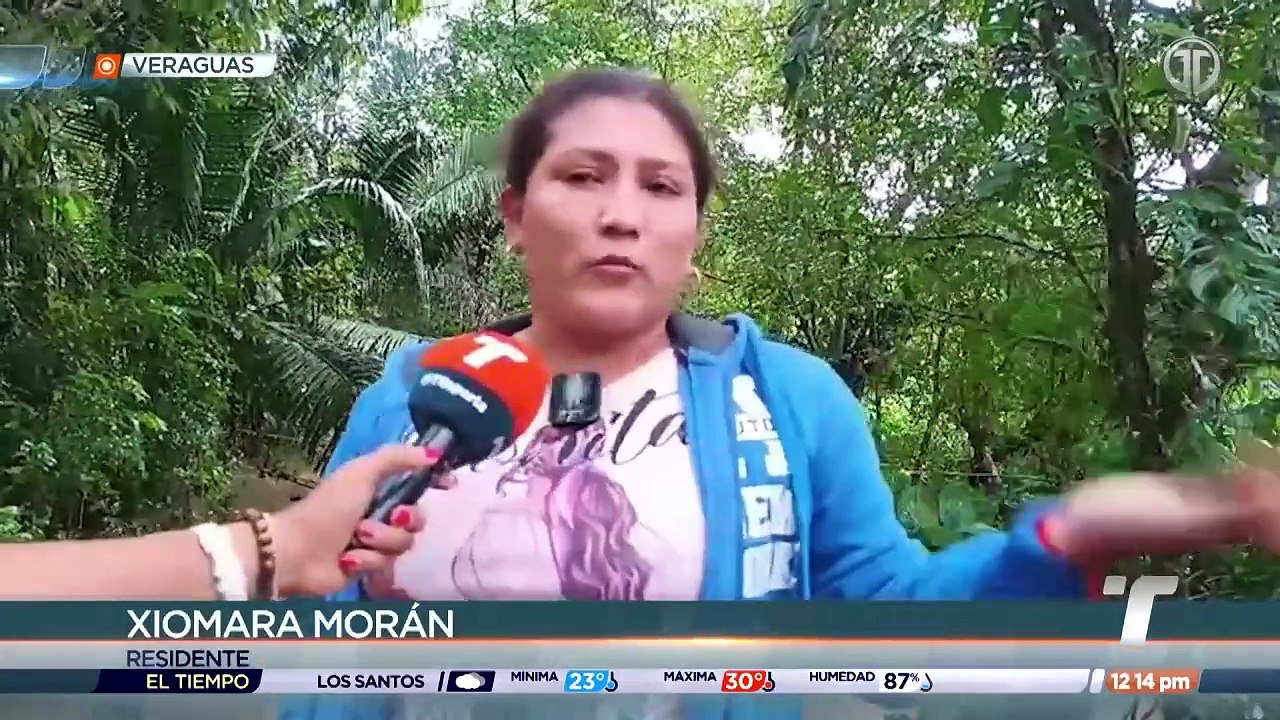 Ríos y quebradas de Veraguas se desbordan tras fuertes lluvias