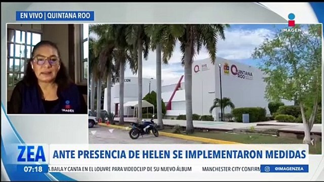Quintana Roo, en alerta roja por la tormenta tropical Helene