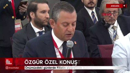 Özgür Özel: Önümüzdeki günlerde Filistin ziyaretinde bulunacağım