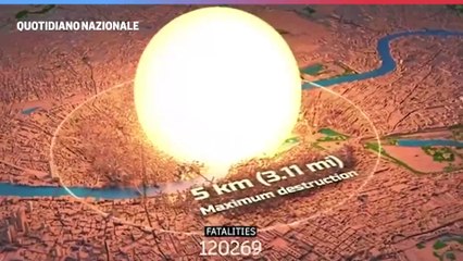 Simulazione di un attacco nucleare contro Londra