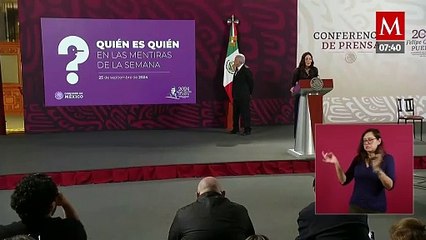 Vilchis da su última participación en La Mañanera de AMLO; "Nunca estigmatice a nadie"