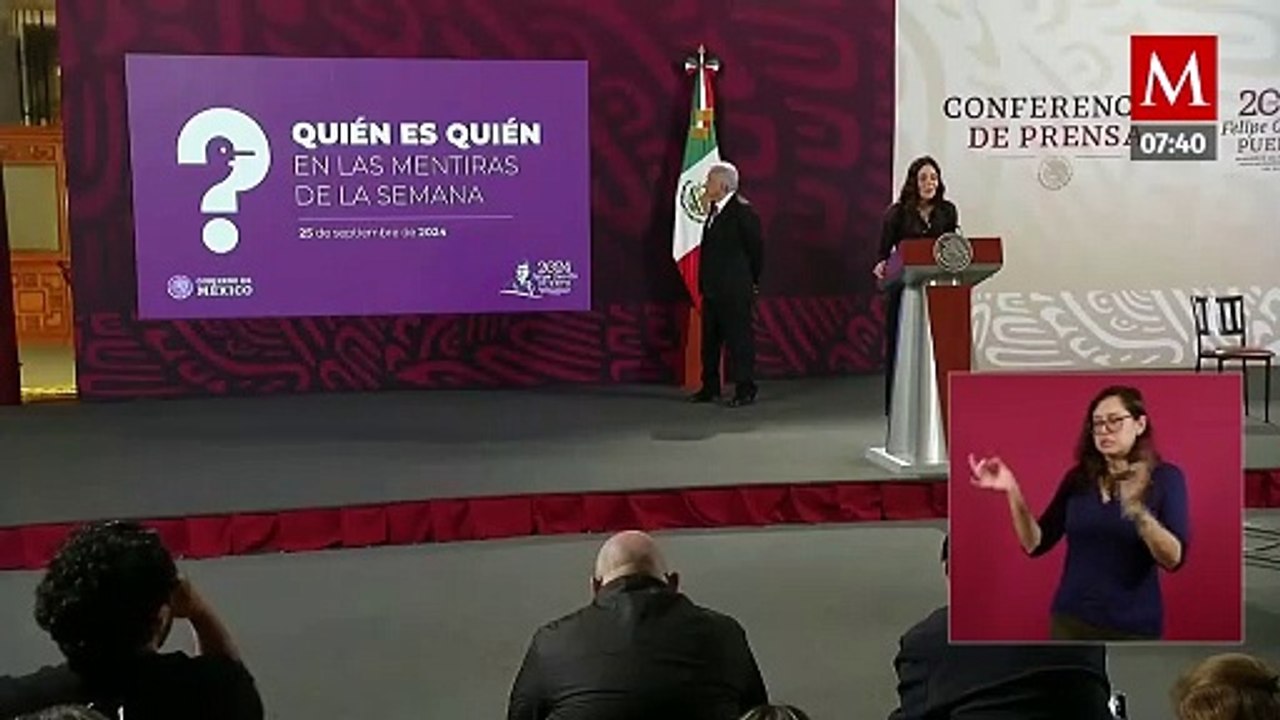 Vilchis da su última participación en La Mañanera de AMLO; "Nunca estigmatice a nadie"